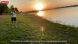 Learn how to fish. Stepmom teaches stepson to fish and more