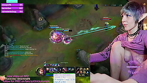 Tricky Nymph Plays League of Legends on Chaturbate! 25 on Jinx!